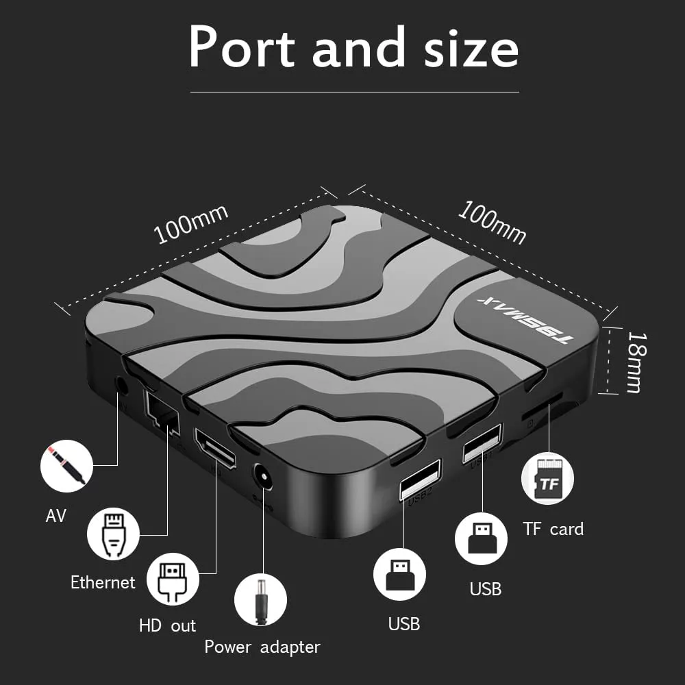 اندروید باکس مدل T95 Max 4/64GB به همراه کیبورد i8
