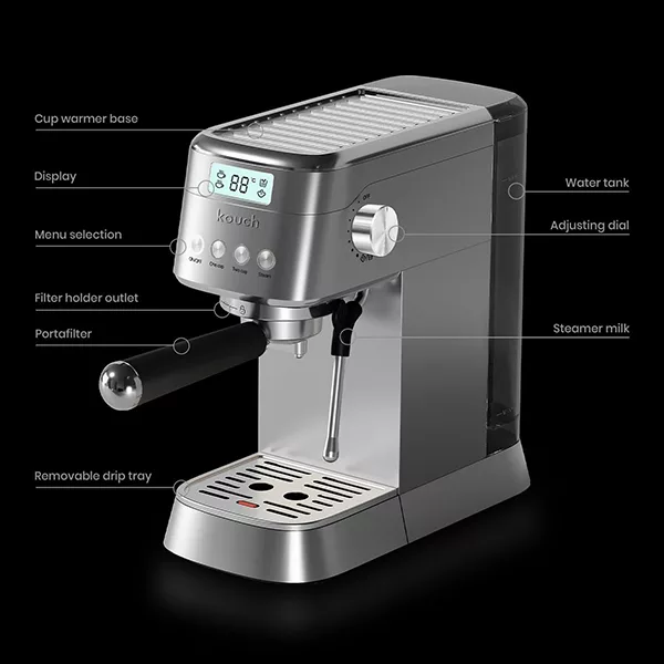 اسپرسو ساز 1200 میلی‌لیتر کوخ مدل KES1982