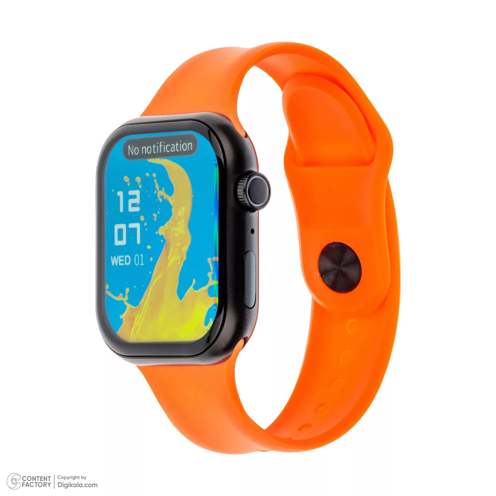 ساعت هوشمند 45 میلی متری مدل kw25 max series 10 با بند سیلیکونی