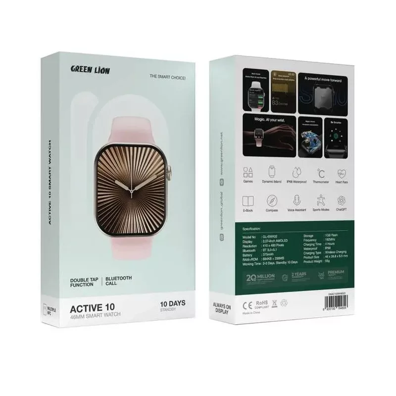 ساعت هوشمند گرین لاین مدل APY ACTIVE 10 PURE BASS SMART