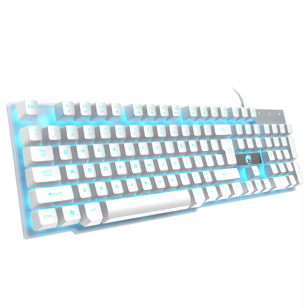 ست گیمینگ رایکو مدل T28 کد 2024-WHITE BLUE
