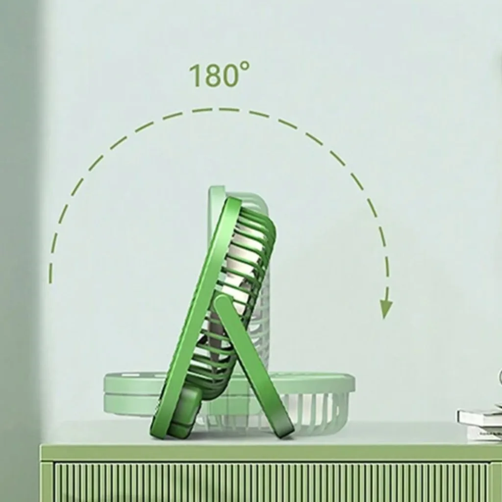 پنكه شارژي و چراغ دار مدل Q01