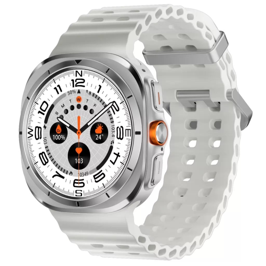 ساعت هوشمند 47میلیمتری دیبت ویر مدل Watch Ultra8- Amoled با بند سیلیکونی