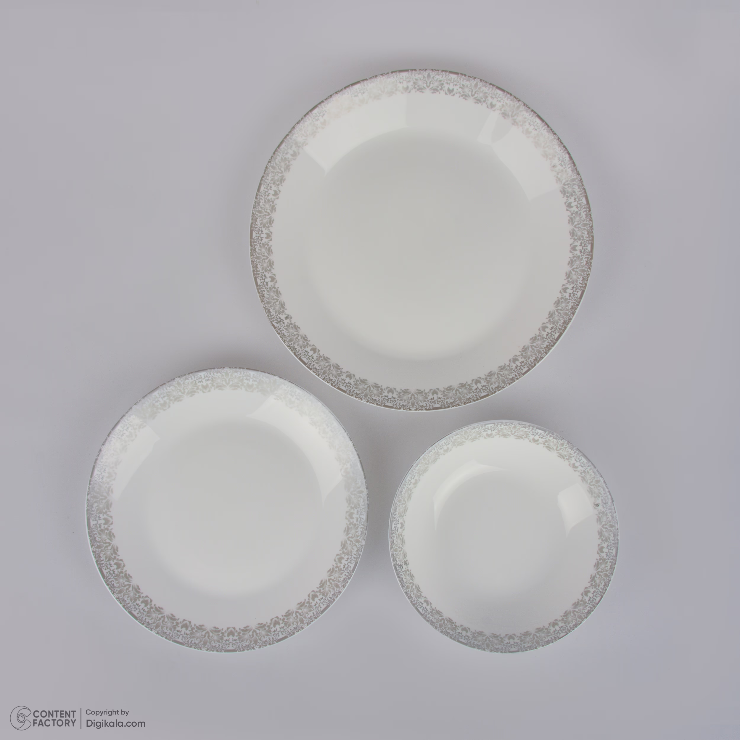 سرویس غذاخوری 26 پارچه 6 نفره گلدن اوپال مدل زلی طرح پرنسا