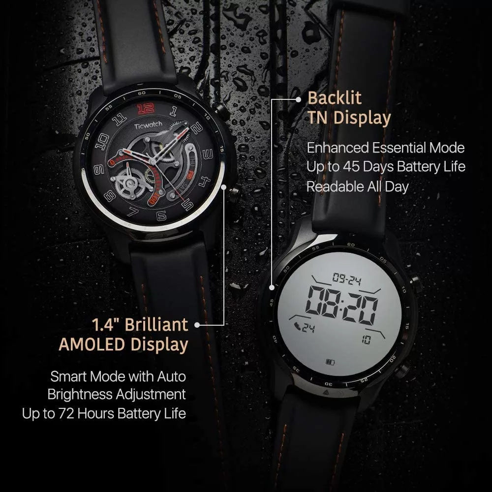 ساعت هوشمند موبووی مدل TicWatch Pro 3 GPS