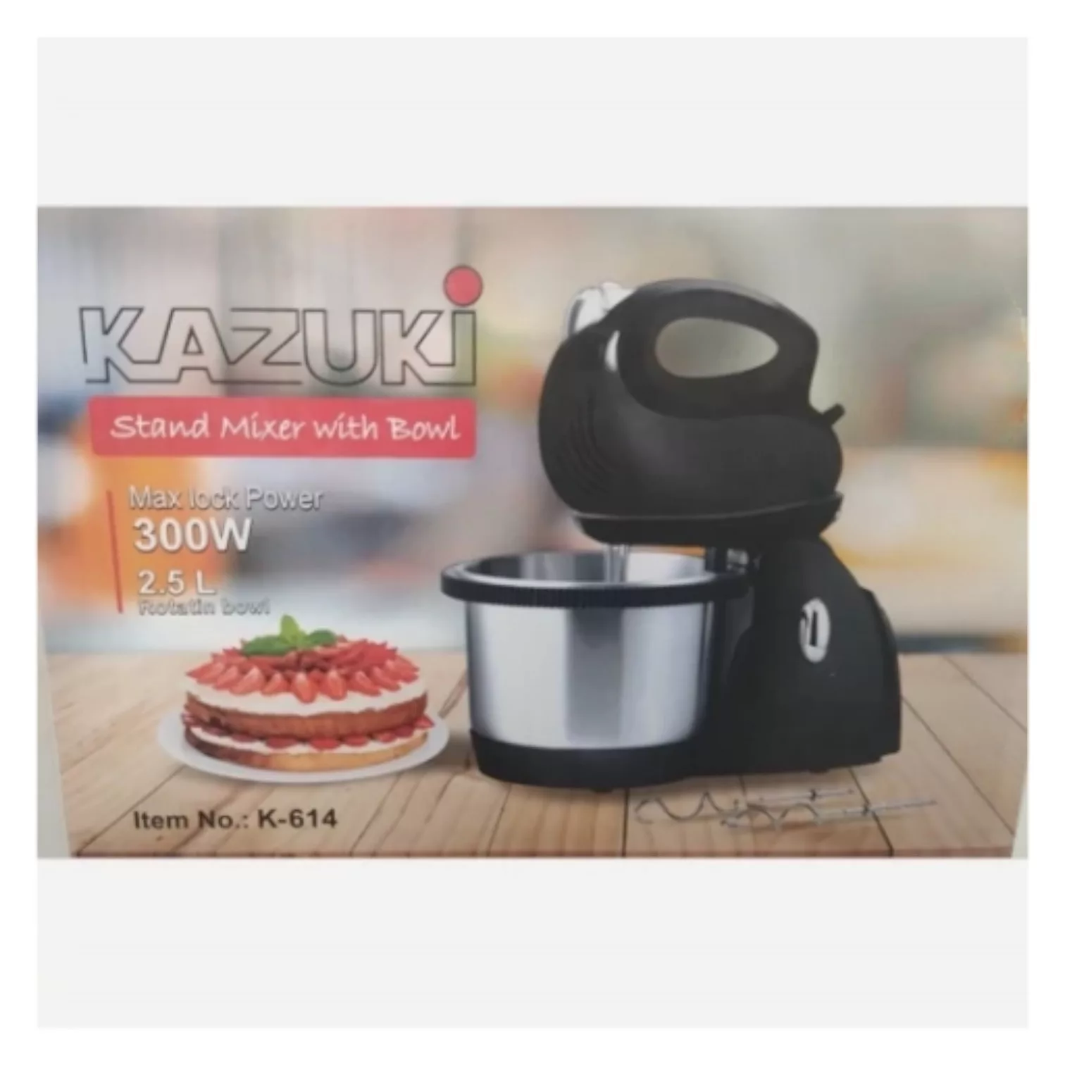 همزن کاسه‌دار 2.5 لیتری کازوکی مدل K-614