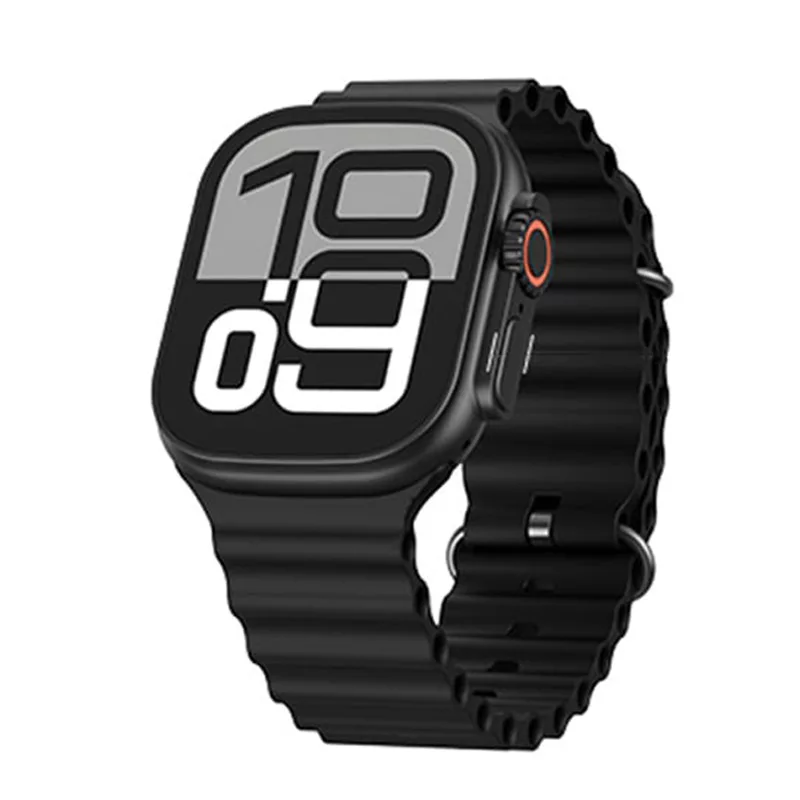 ساعت هوشمند 44 میلی متری یوسمز مدل AT03 بند سیلیکونی