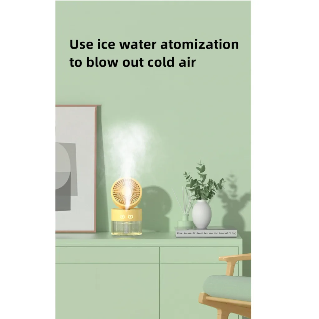 پنکه USB مدل بخور سرد کد 2022-2 spray fan