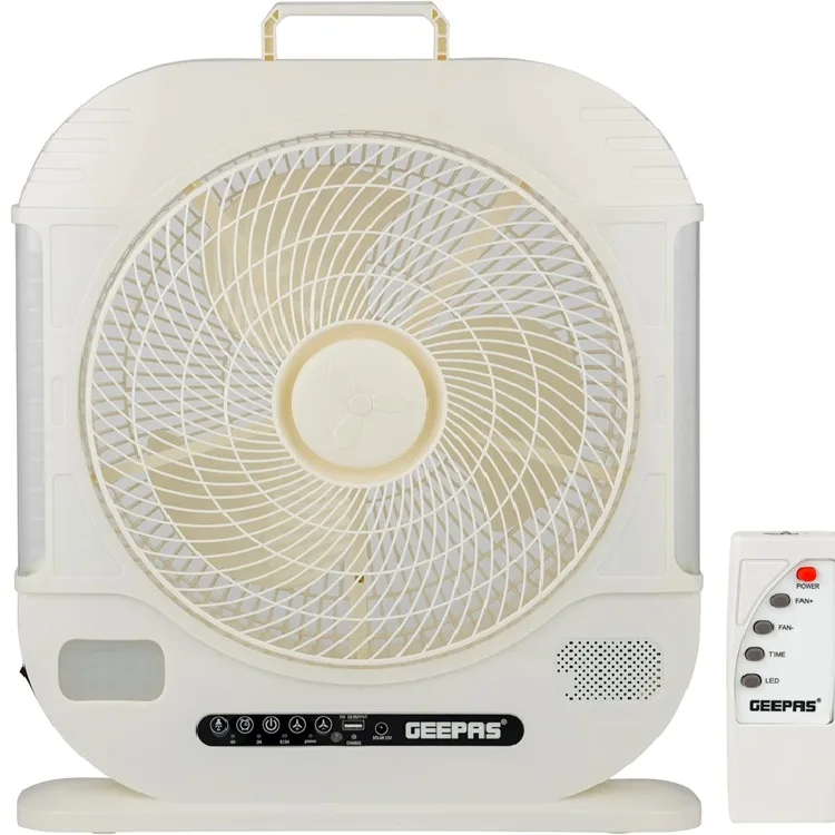 پنکه شارژی جی پاس مدل GF21190 ظرفیت 7000 میلی آمپر ساعت