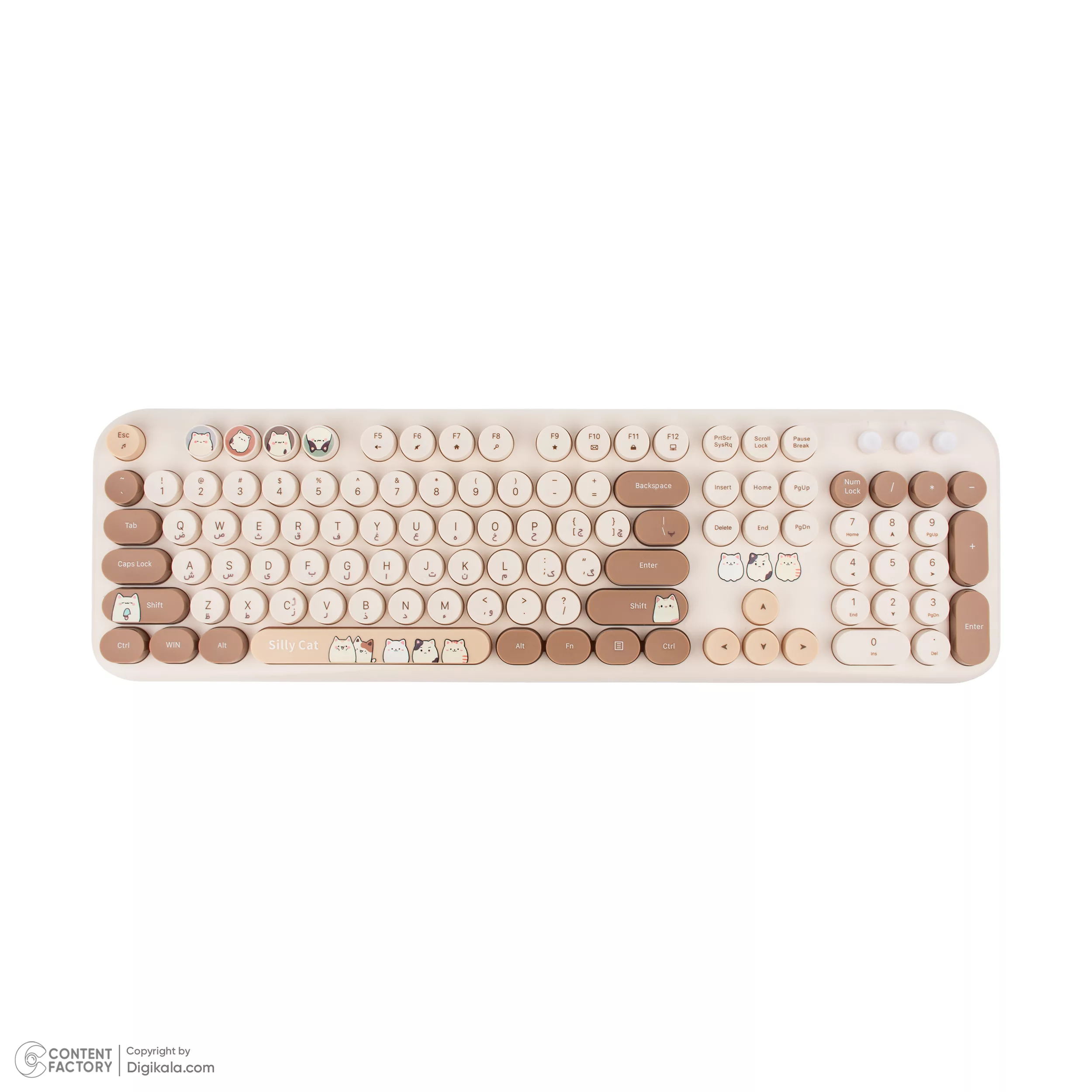 کیبورد و ماوس مافی مدل Silly Cat