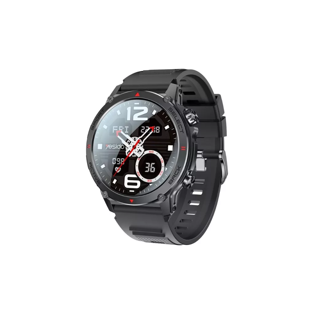 ساعت هوشمند 45 میلی متری یسیدو مدل IO31 بند سیلیکونی