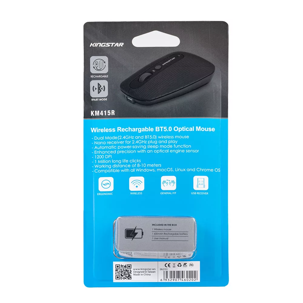 ماوس بی سیم کینگ استار مدل KM415R