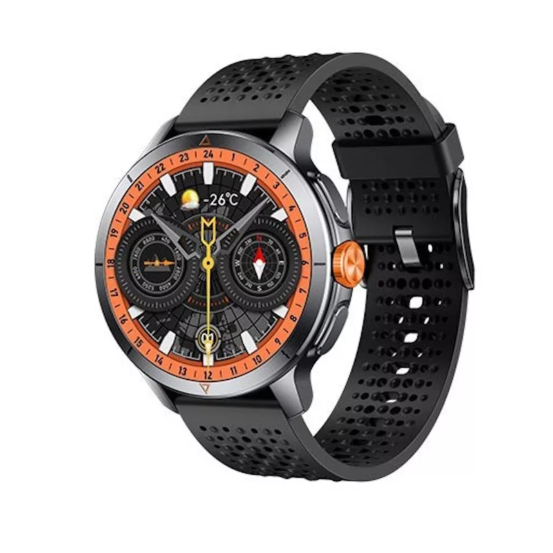 ساعت هوشمند 44 میلی متری گلوریمی مدل EMD GX RACE با بند سیلیکونی