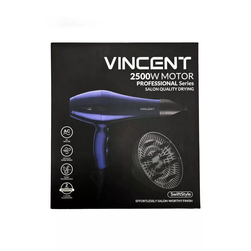 سشوار خانگی 2500 وات وینسنت مدل HD7325