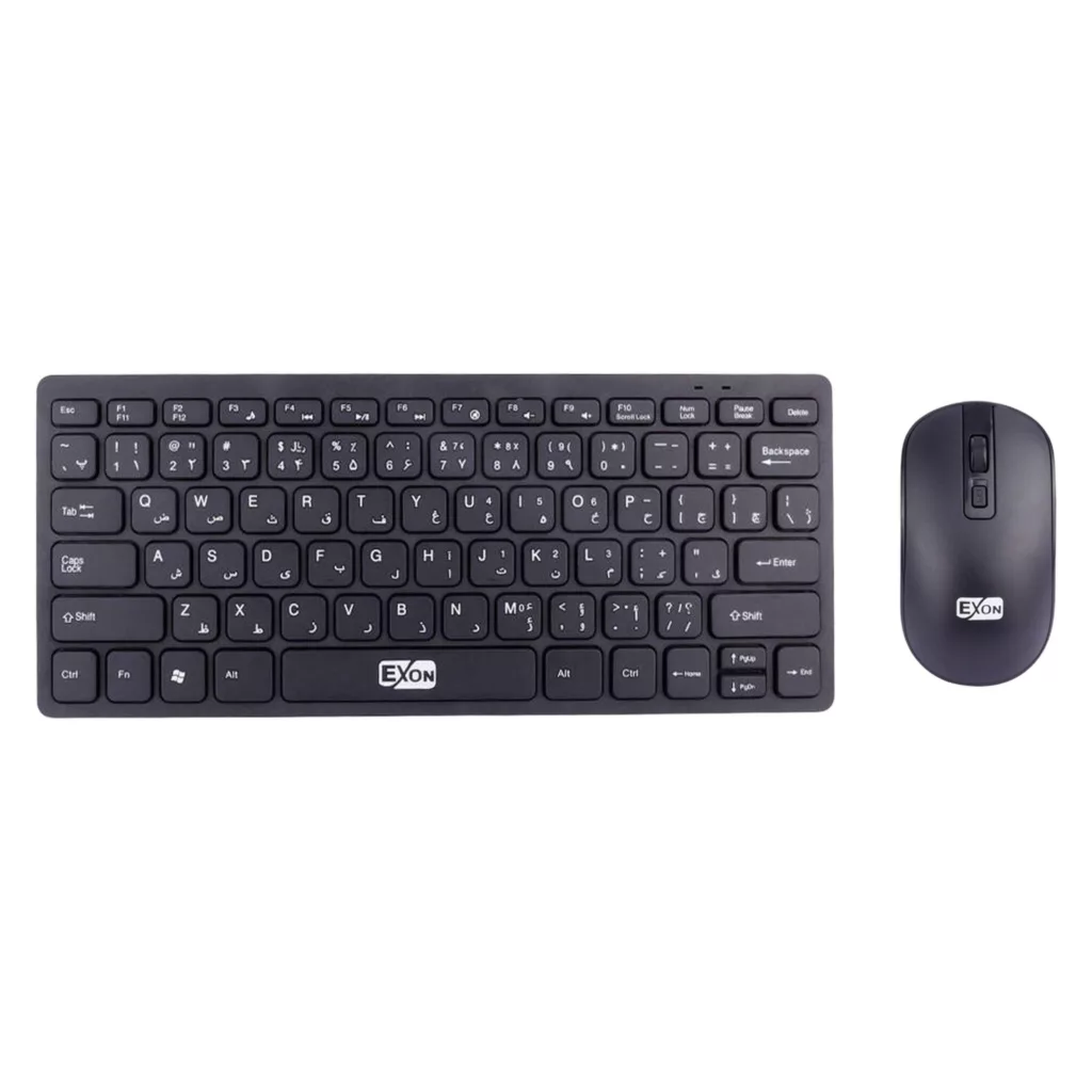 کیبورد و ماوس بی سیم اکسون مدل مینی K-120