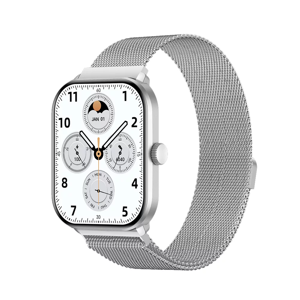 ساعت هوشمند 46 میلی متری گلوریمی مدل GC Plus با بند سلیکیونی و مغناطیسی