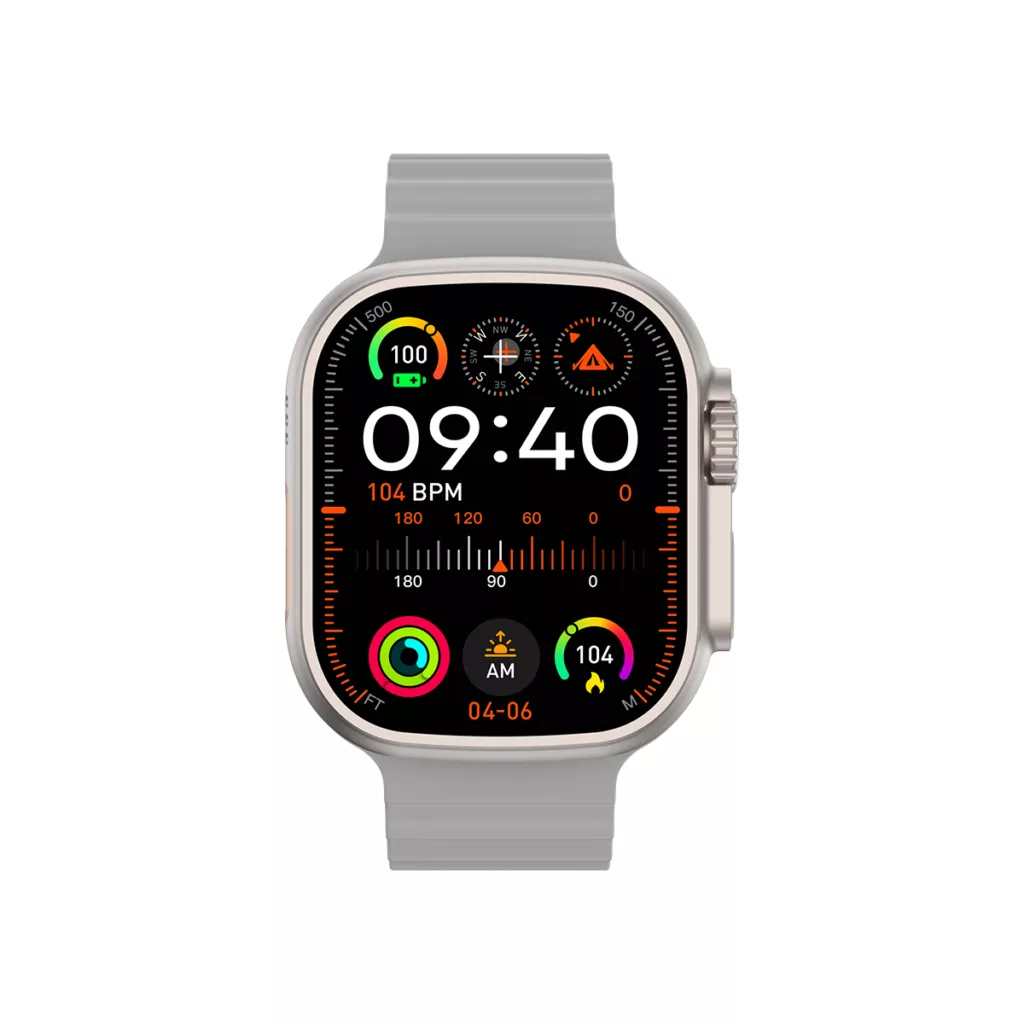 ساعت هوشمند 49 میلی متری ارو  مدل AR908 ULTRAMAX با بند سیلیکونی