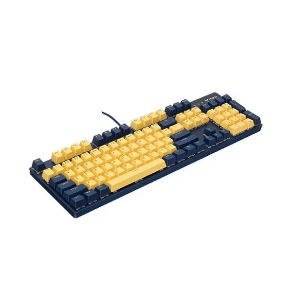 کیبورد مخصوص بازی رپو مدل V500 Pro Yellow Blue