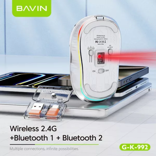 ماوس بی سیم باوین مدل GK992