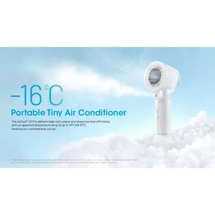 پنکه همراه نایتکر مدل izzcool 20 pro ظرفیت 5000 میلی آمپر ساعت