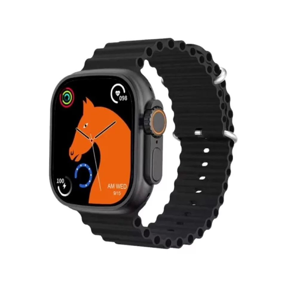 ساعت هوشمند سایز 48 میلی‌متری مدل KW70 ULTRA3 با بند سیلیکونی