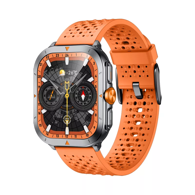 ساعت هوشمند 44 میلی متری گلوریمی مدل SHF PROFILE GX TRACE بند سیلیکون