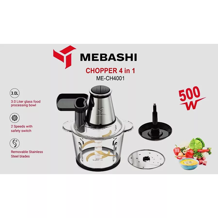 خردکن 3 لیتری مباشی مدل ME-CH4001