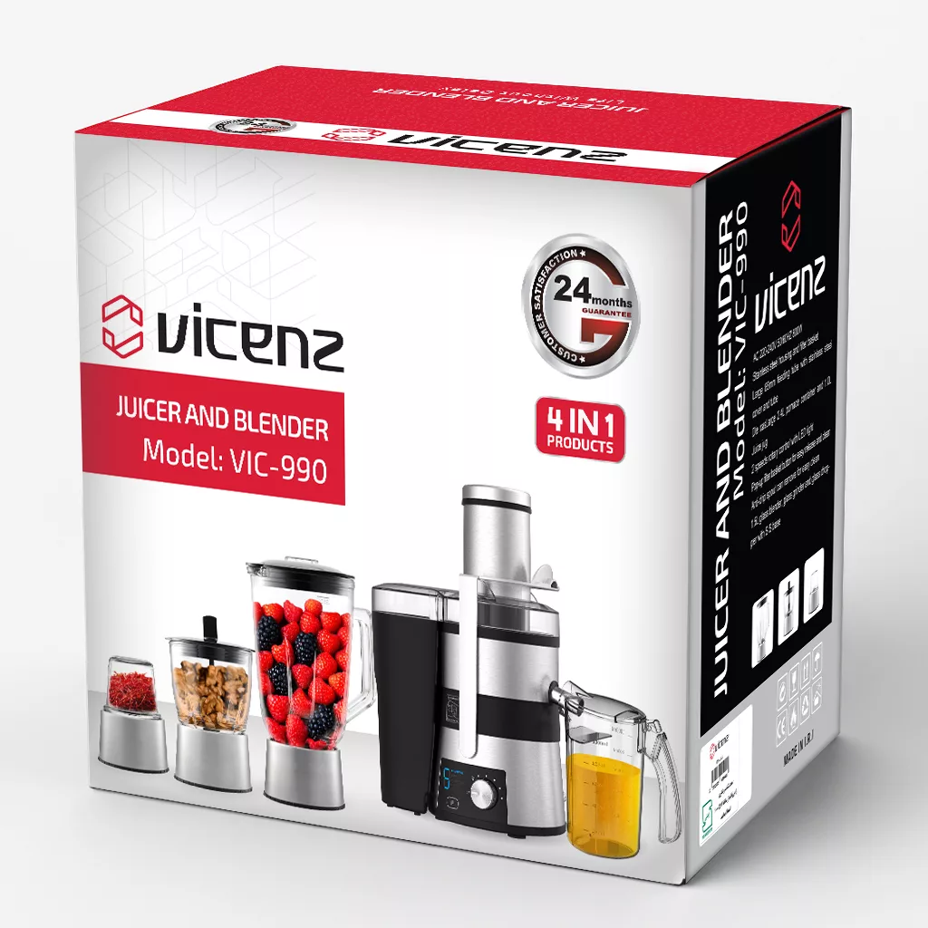 آبمیوه‌گیری چند کاره ویکنز مدل VIC-990