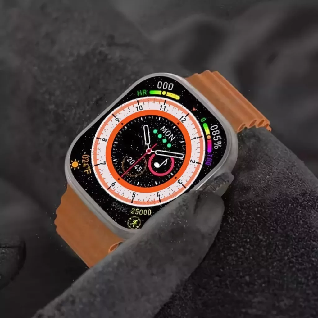 ساعت هوشمند 53 میلی متری بیگ مدل T900 Ultra 3 بند سیلیکون