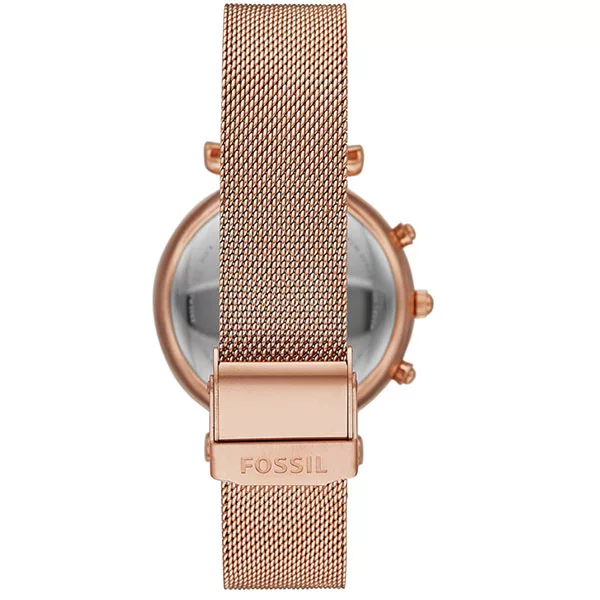 ساعت هوشمند فسیل مدل FTW5060 دارای قابلیت های صفحه نمایش رنگی بند استیل ضدزنگ