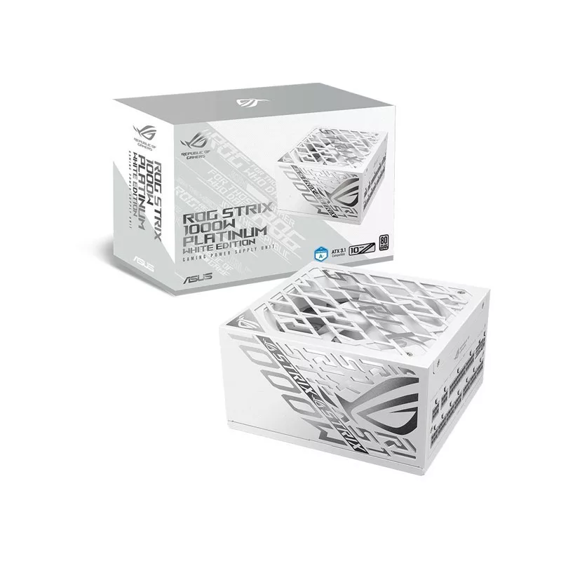منبع تغذیه کامپیوتر 1000w وات ایسوس مدل ROG Strix Platinum Wh Edition