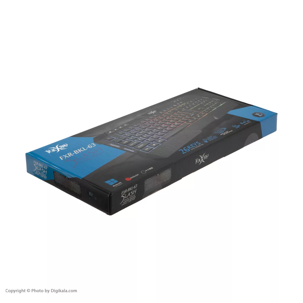 کیبورد مخصوص بازی فاکس ری مدل FXR-BKL-63