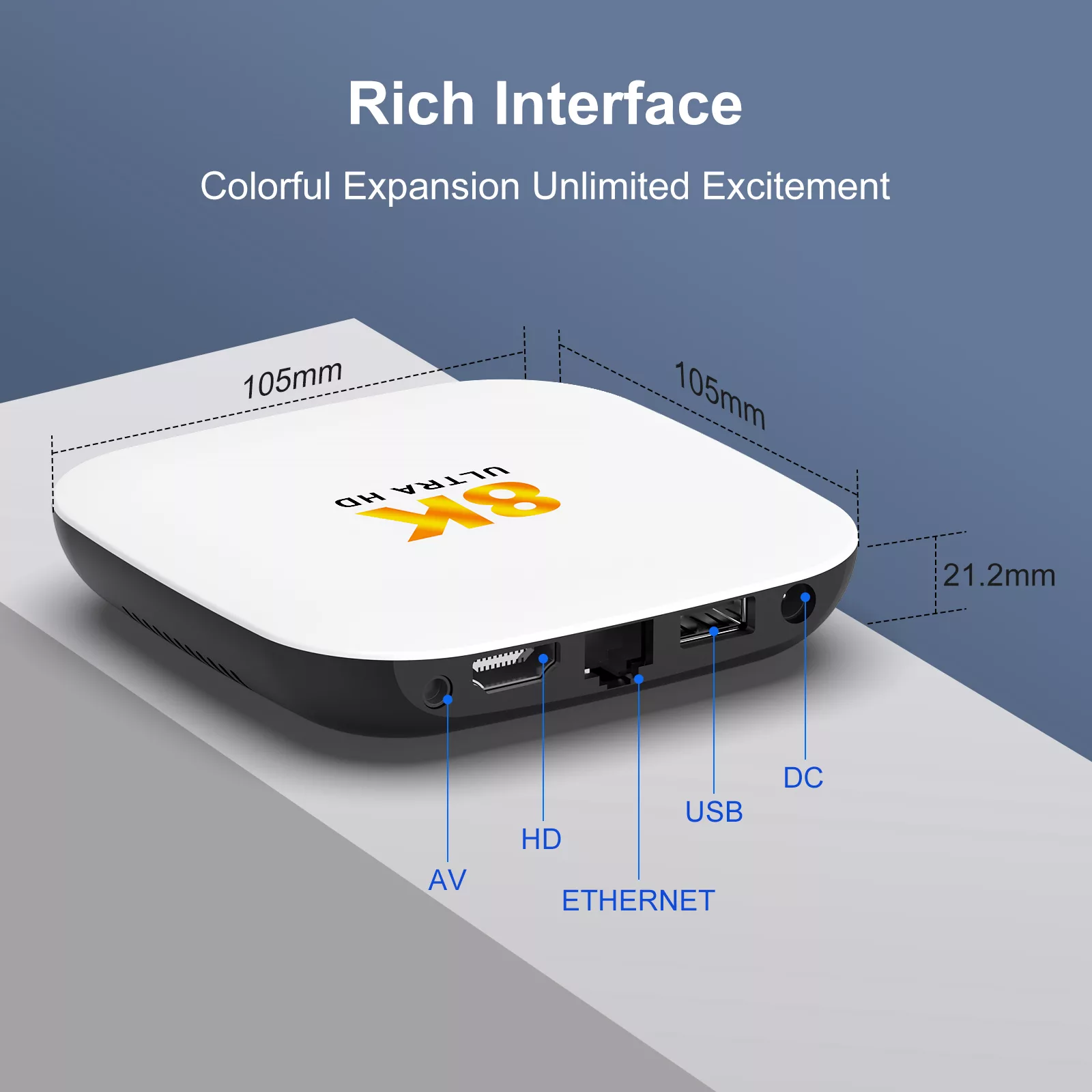 اندرویدباکس اچ96 مدل max m2 plus 4/128 android 14