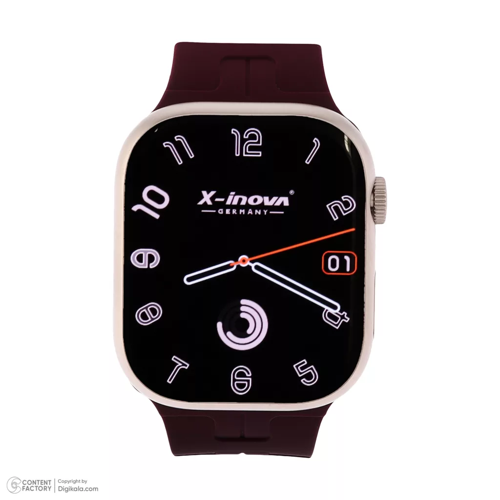 ساعت هوشمند ۴۴ میلی‌متری ایکس اینووا مدل HK98 Pro Plus بند سیلیکونی