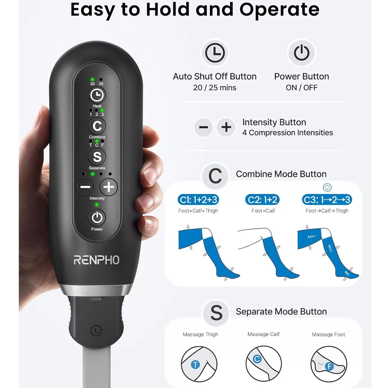 ماساژور پا رنفو مدل RP-ALM079