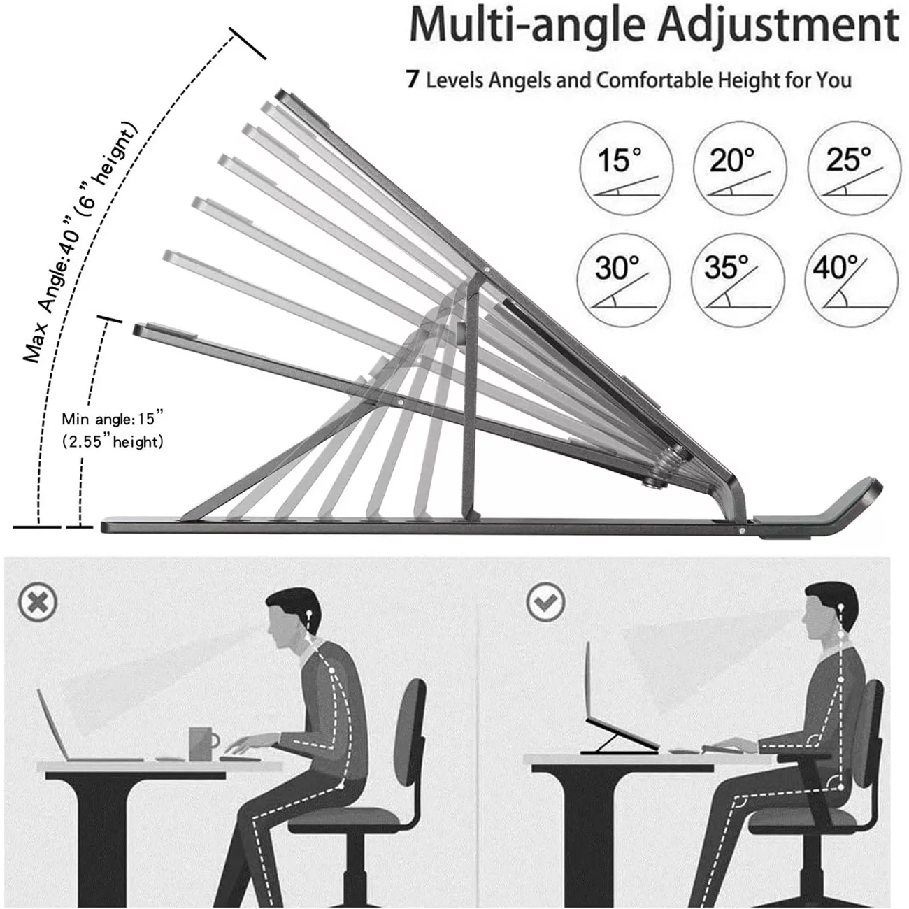 پایه نگهدارنده لپ تاپ یسیدو مدل LP01