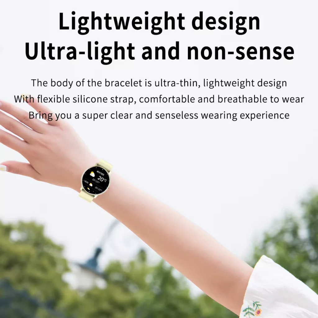 ساعت هوشمند توزو مدل ZL02C با بند سیلیکونی