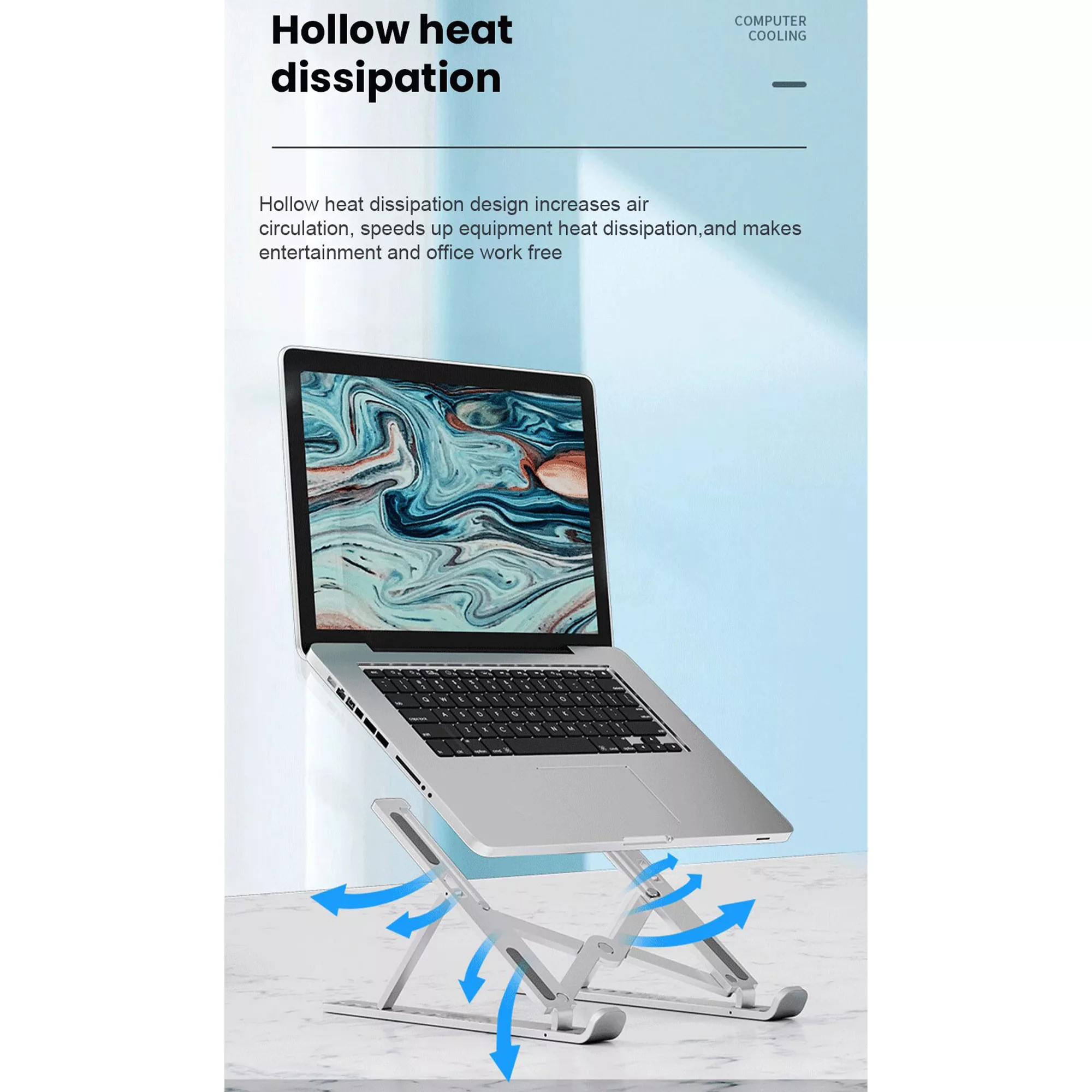 پایه نگهدارنده لپ تاپ مدل LT-01