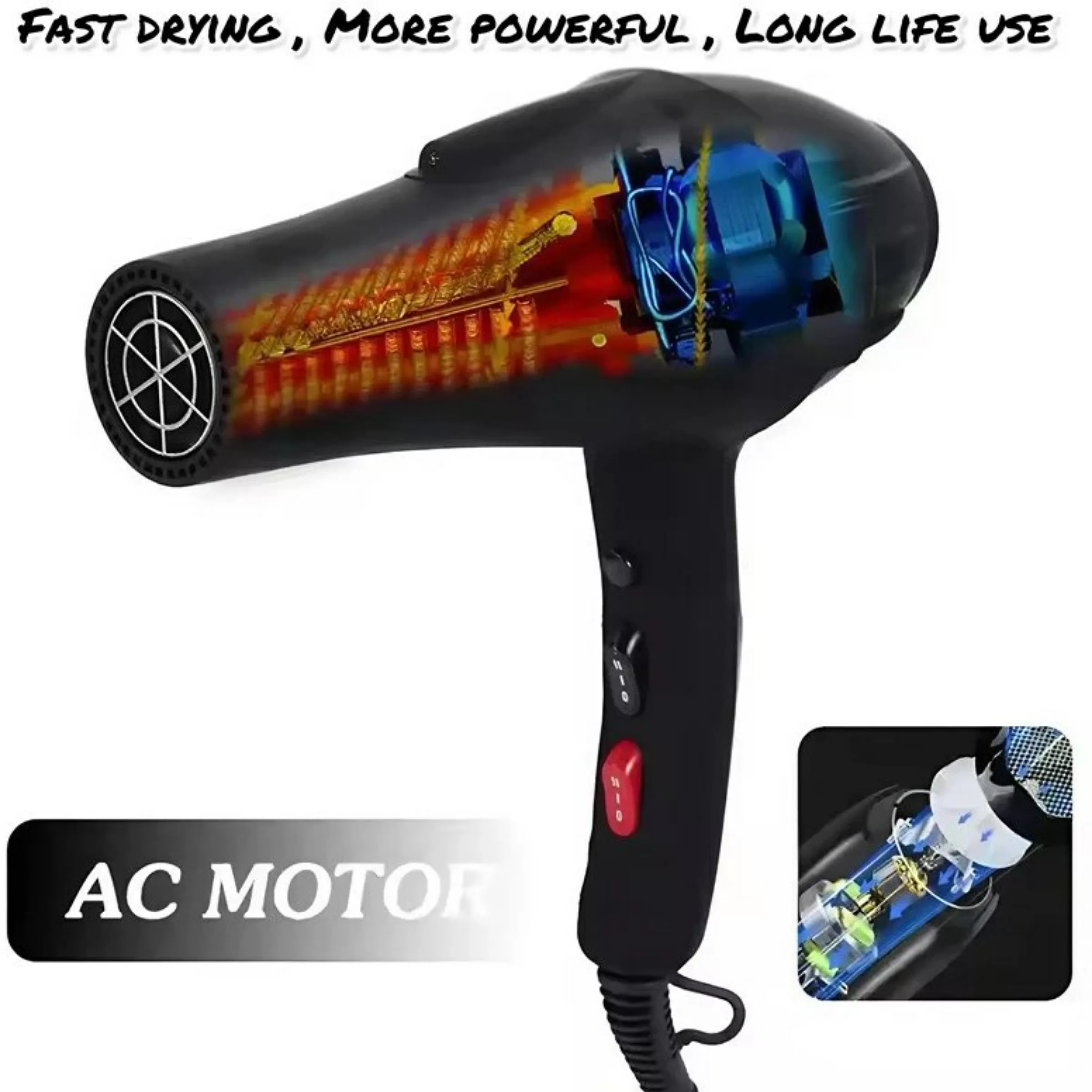 سشوار حرفه ای موهیر مدل mo-7012