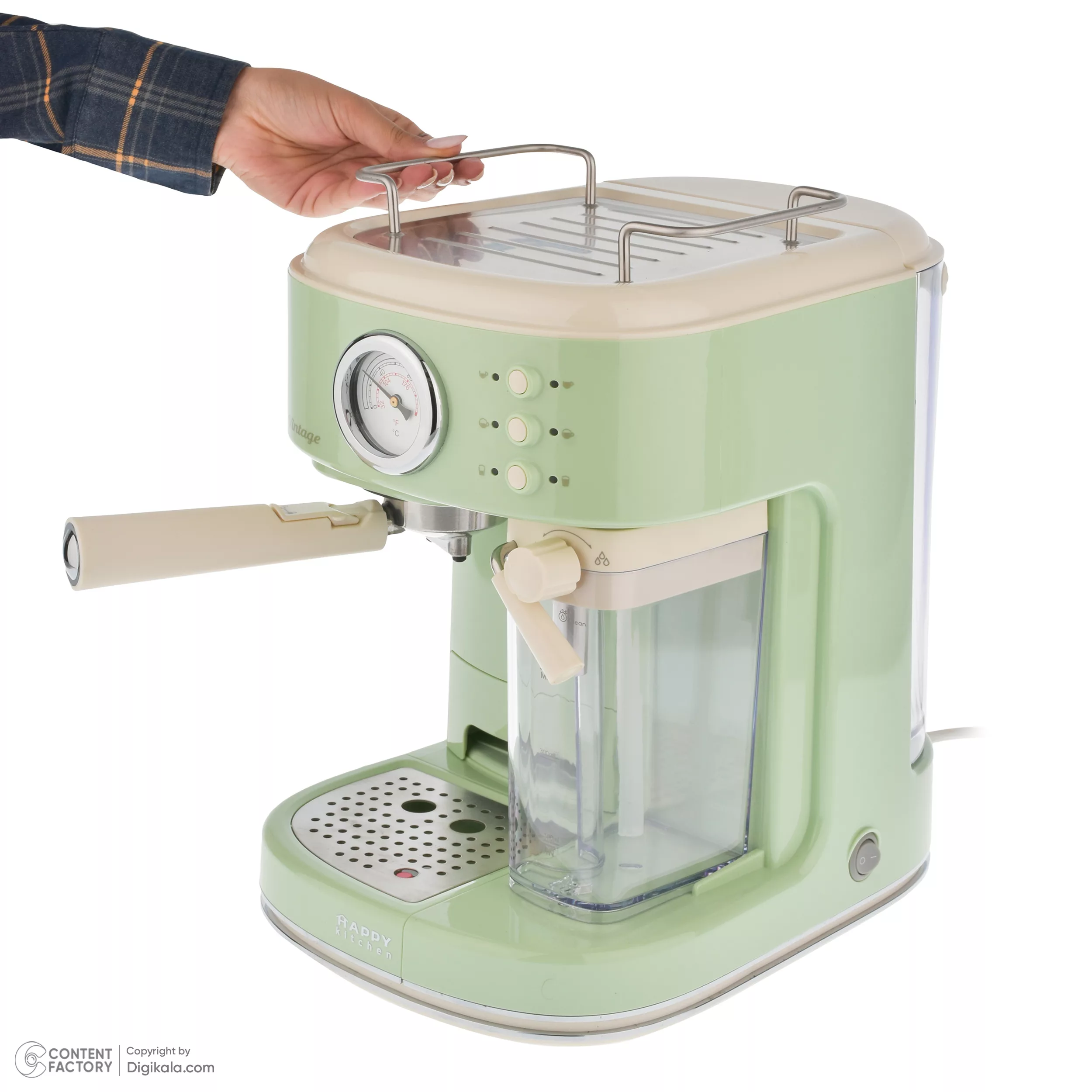 اسپرسو ساز ۱۵۰۰ میلی‌لیتر هپی کیچن مدل HK-D2083