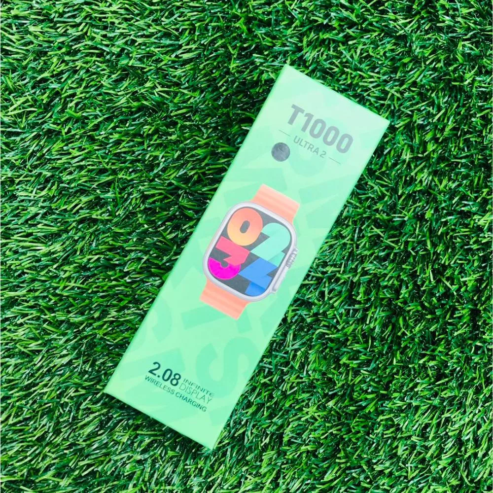 ساعت هوشمند 49 اینچ اولترا 2 مدل T1000 با بند سیلیکونی