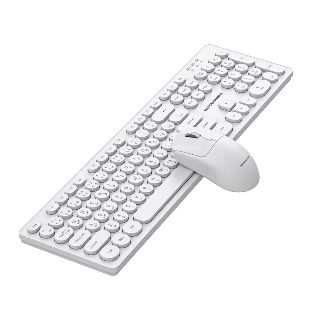 کیبورد و ماوس بی سیم میتسوشیدا مدل KC-AN500