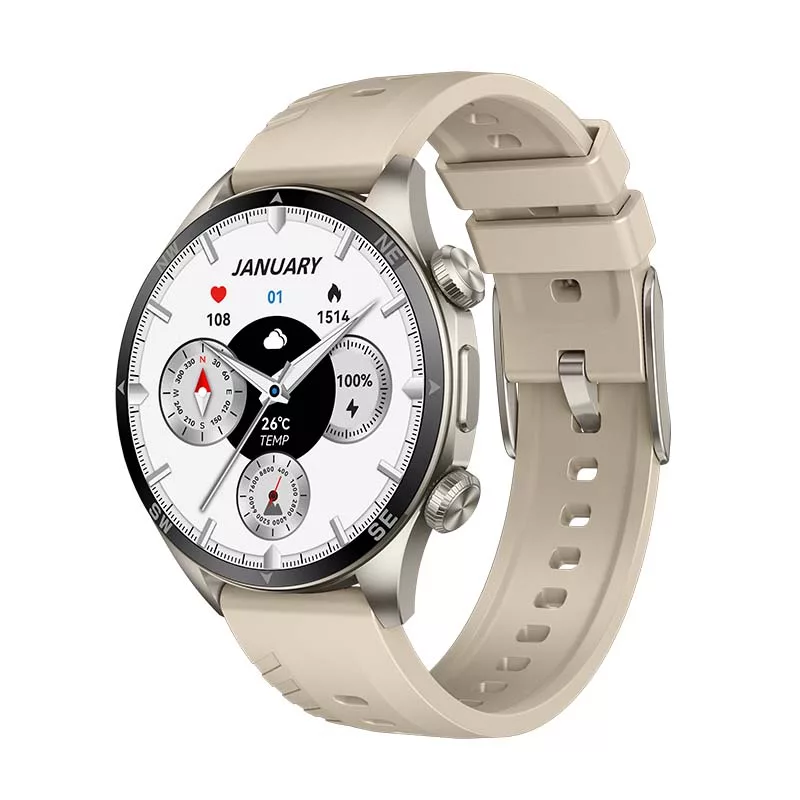 ساعت هوشمند 44 میلی متری گلوریمی مدل MAN SEAMLESS GX SPORT SMART با بند سیلیکونی