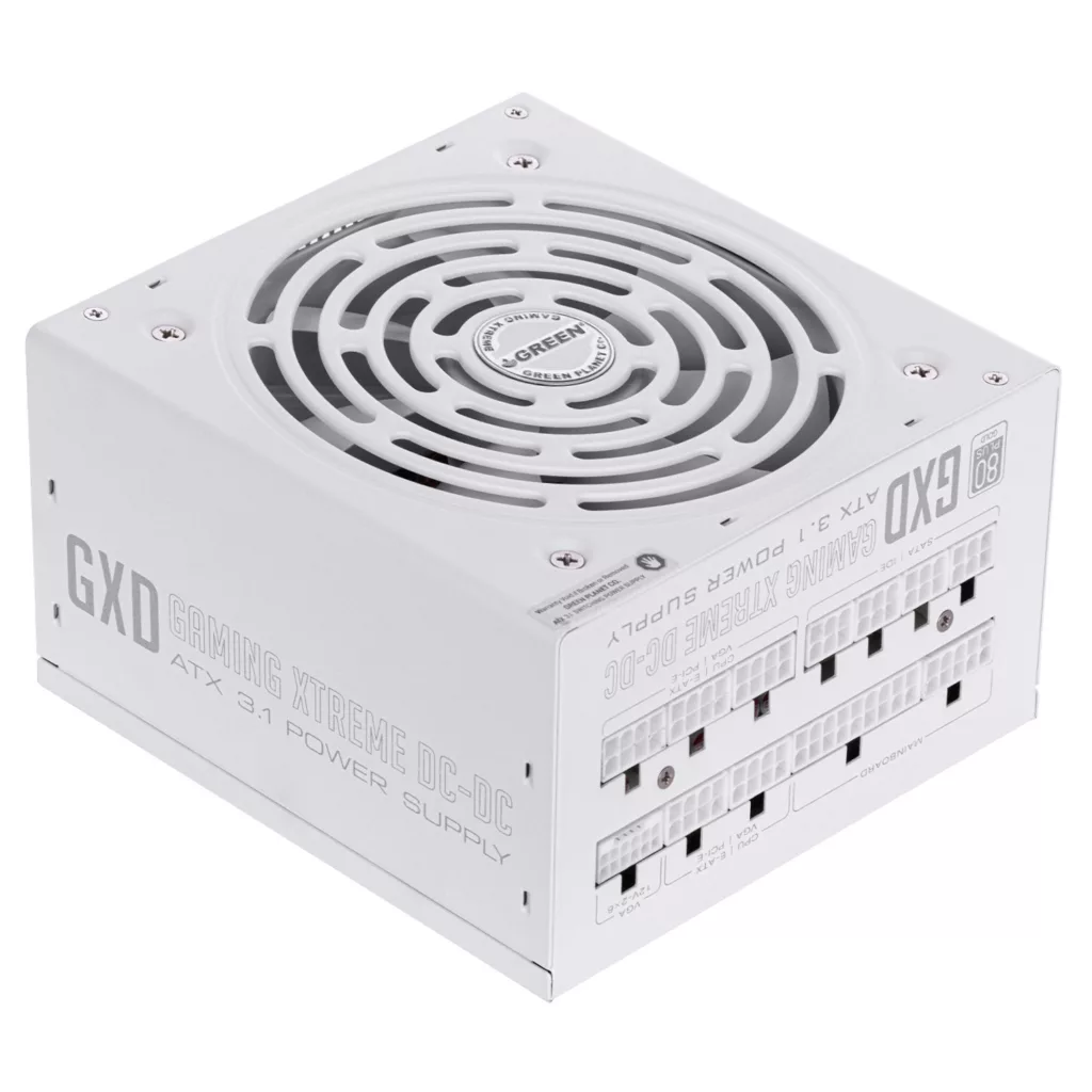 منبع تغذیه کامپیوتر 1000W وات گرین مدل GP1000B-GXD White (ATX 3.1)