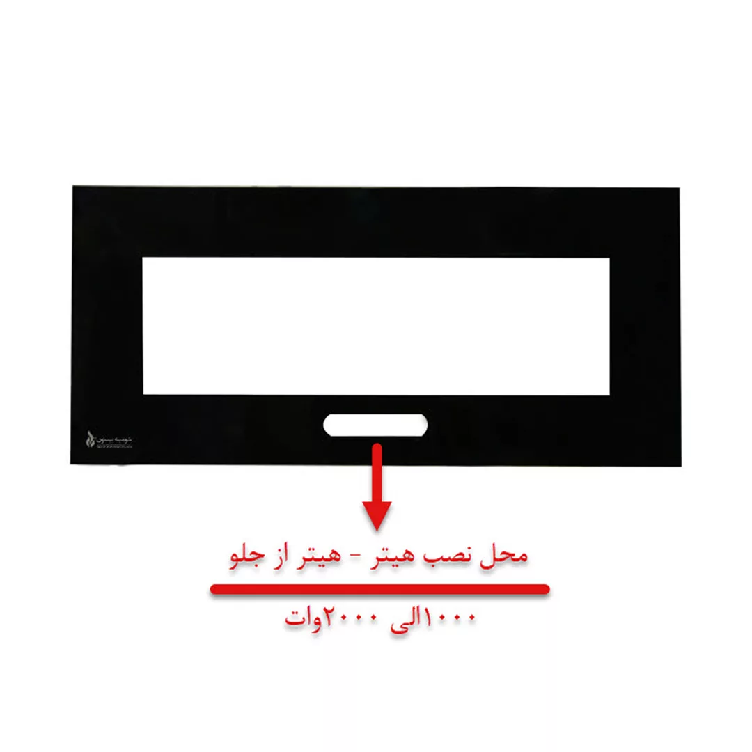 شومینه دیواری برقی شومینه بیستون مدل Z.E_150_L4