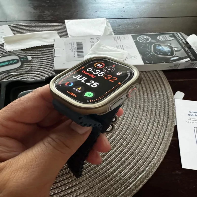 ساعت هوشمند ۴۹ میلیمتری مدل H13 ultra2 با ۷ بند سیلیکونی