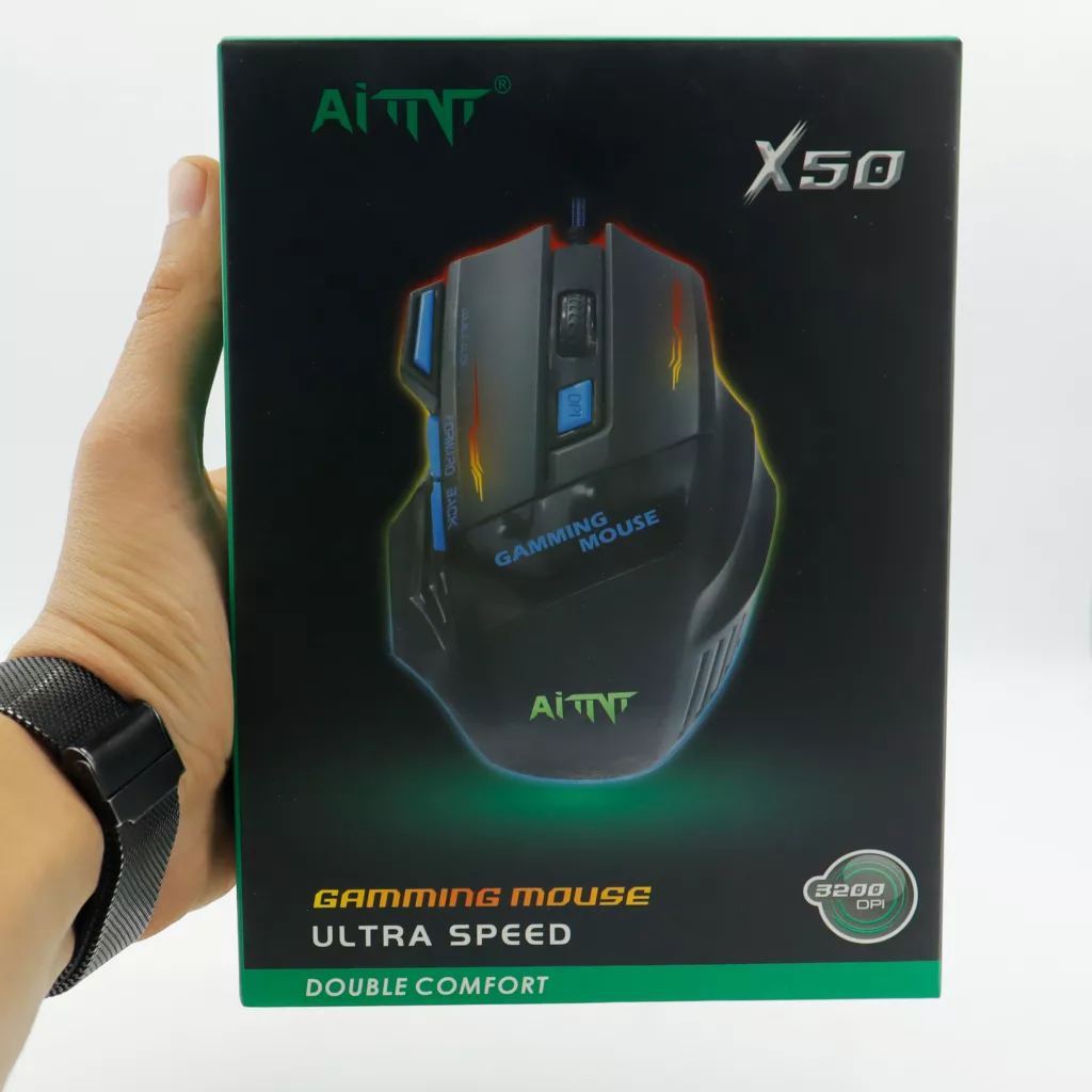 ماوس گیمینگ آی تی ان تی مدل RGB ULTRA SPEED X50 کد 2024