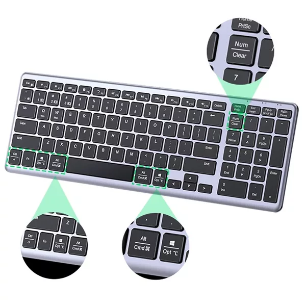 کیبورد بی سیم یوگرین مدل KU005-15258