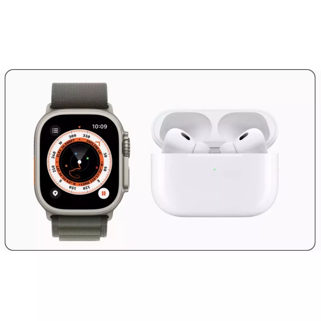 ساعت هوشمند کیکویر مدل Ultra2 به همراه هدفون بلوتوثی