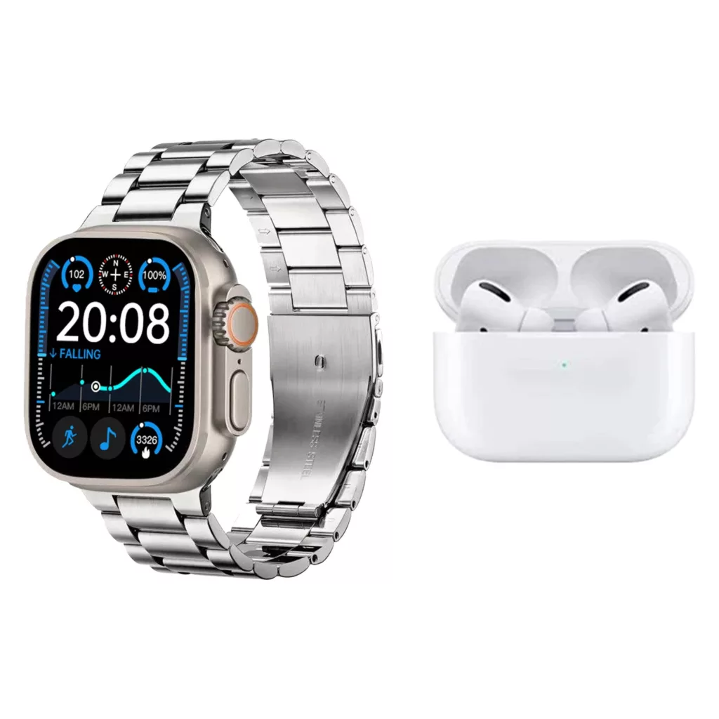 ساعت هوشمند ویسمی مدل Ultra 2 به همراه هدفون بلوتوثی